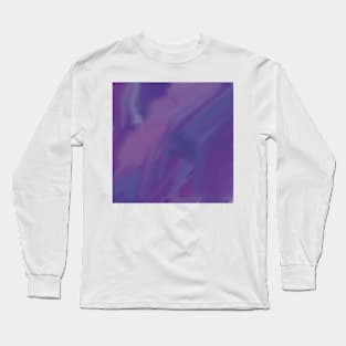 amethyst inspired abstract design Long Sleeve T-Shirt